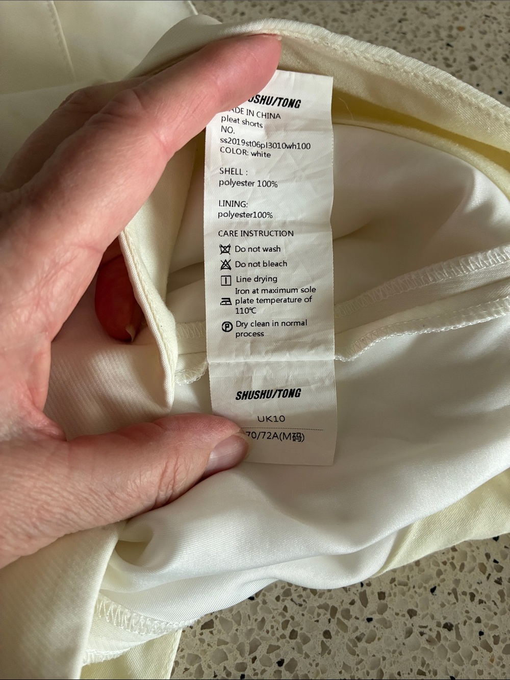 Pleated Women’s Shorts - Picture 3 of 5